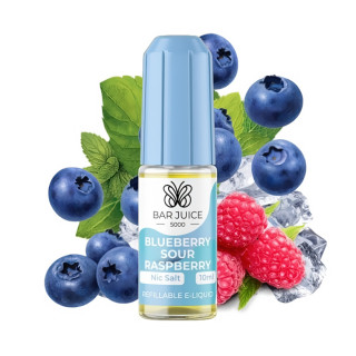 BAR JUICE 5000 Salt Blueberry Sour Raspberry 10mg 10ml (Borůvka, Malina, Chladivá složka (ICE))