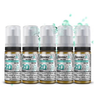 Flavourit SALTER - salt nikotinový booster - 50/50 - 5x10ml - 20mg