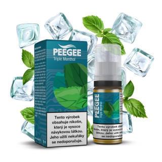 PEEGEE - Trojitý mentol - 18mg (E-liquid)