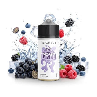 Infamous CRYO S&V Grapes Berries 10ml (Ledové hroznové víno s lesními plody)