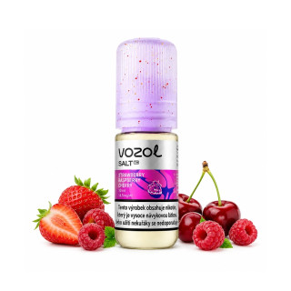 Vozol Salt Prime Strawberry Raspberry Cherry 14,5mg 10ml (Jahoda s malinou a třešní)