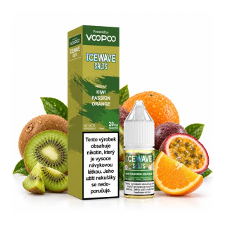 Voopoo ICEWAVE Salts Kiwi Passion Orange 10ml 20mg (Kiwi, Marakuja, Pomeranč)