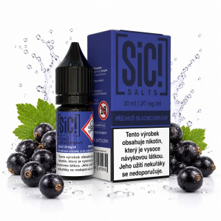 SIC! Salts Blackcurrant 10ml 20mg (Černý rybíz)