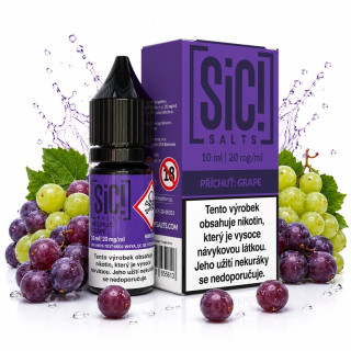 SIC! Salts Grape 10ml 20mg (Hroznové víno)