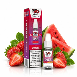 IVG Pro Salts Strawberry Watermelon 10ml 10mg (Jahoda a vodní meloun)