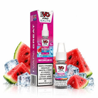 IVG Pro Salts Watermelon ICE 10ml 10mg (Ledový vodní meloun)