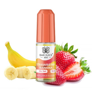 BAR Juice 5000 Salt Strawberry Banana 10mg 10ml (Jahoda s banánem)