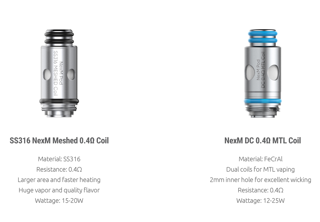 Žhavící hlava Smoktech nexM DC MTL 0,4ohm