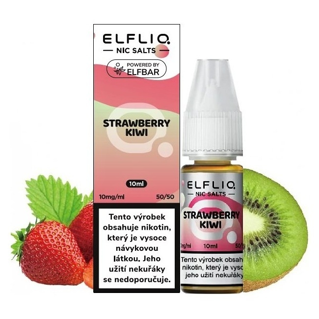 Elf Bar Elfliq - Salt e-liquid - Strawberry Kiwi - 10ml - 10mg