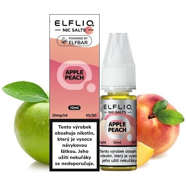 Elf Bar Elfliq - Salt e-liquid - Apple Peach - 10ml - 20mg
