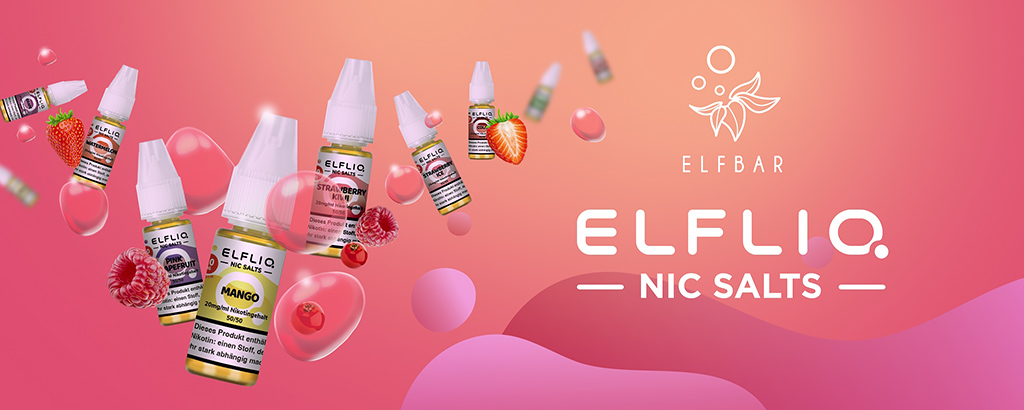 Elf Bar Elfliq - Salt e-liquid - Kiwi Passion Fruit Guava - 10ml - 20mg
