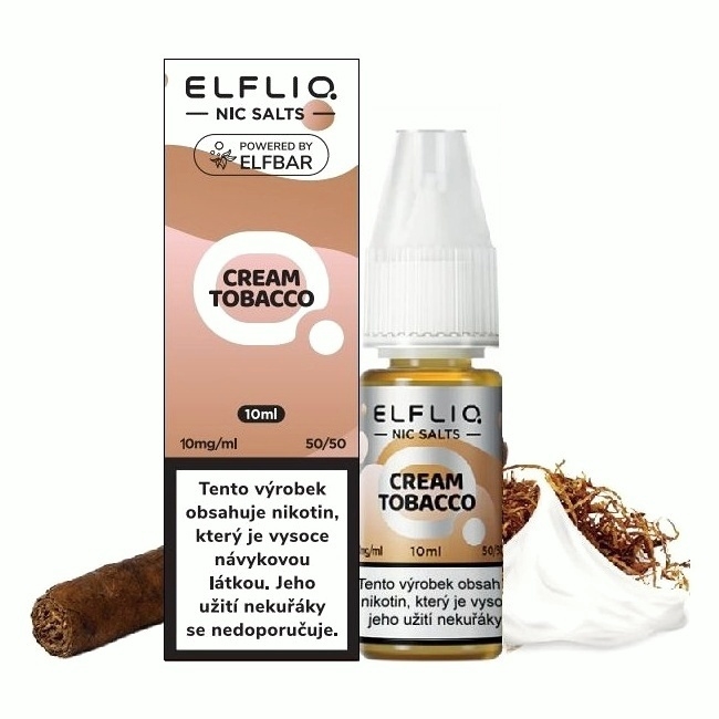 Elf Bar Elfliq - Salt e-liquid - Tobacco - 10ml - 10mg