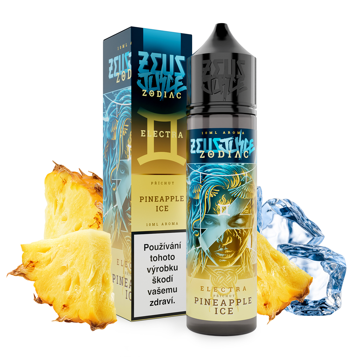 Zeus Juice - Zodiac - S&V - Electra -10ml (Ananas, Chladivá složka (ICE))