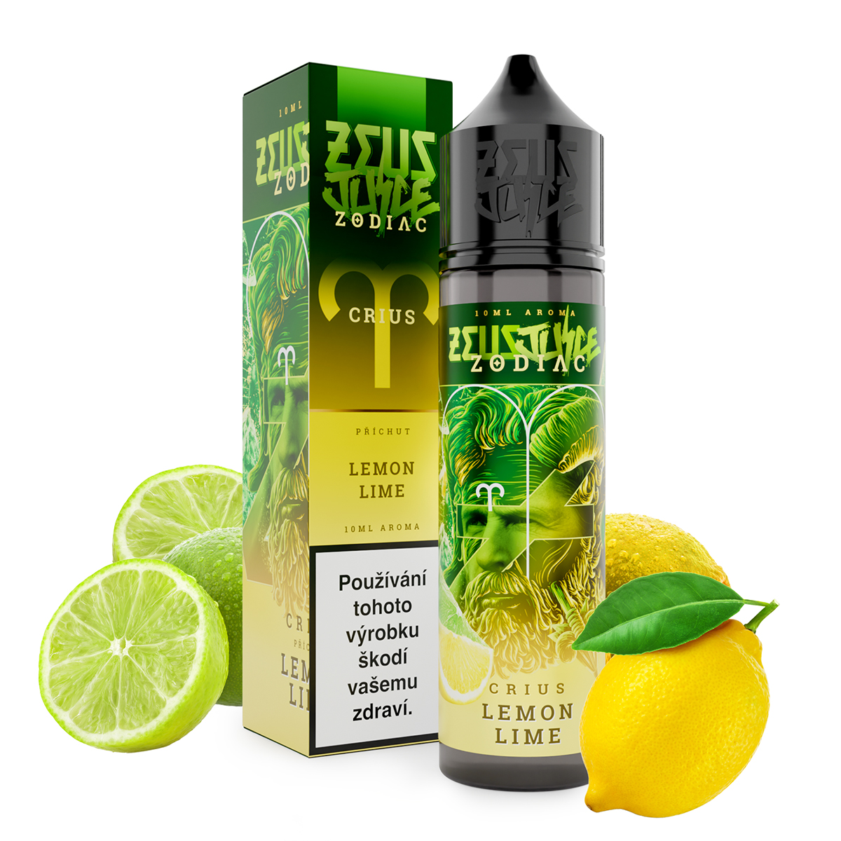 Zeus Juice - Zodiac - S&V - Crius - 10ml (Citrón, Limetka)