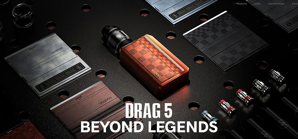 Voopoo Drag 5 - Full Kit s Uforce X Tank - 177W - Green