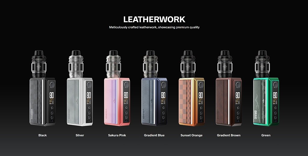 Voopoo Drag 5 - Full Kit s Uforce X Tank - 177W - Green