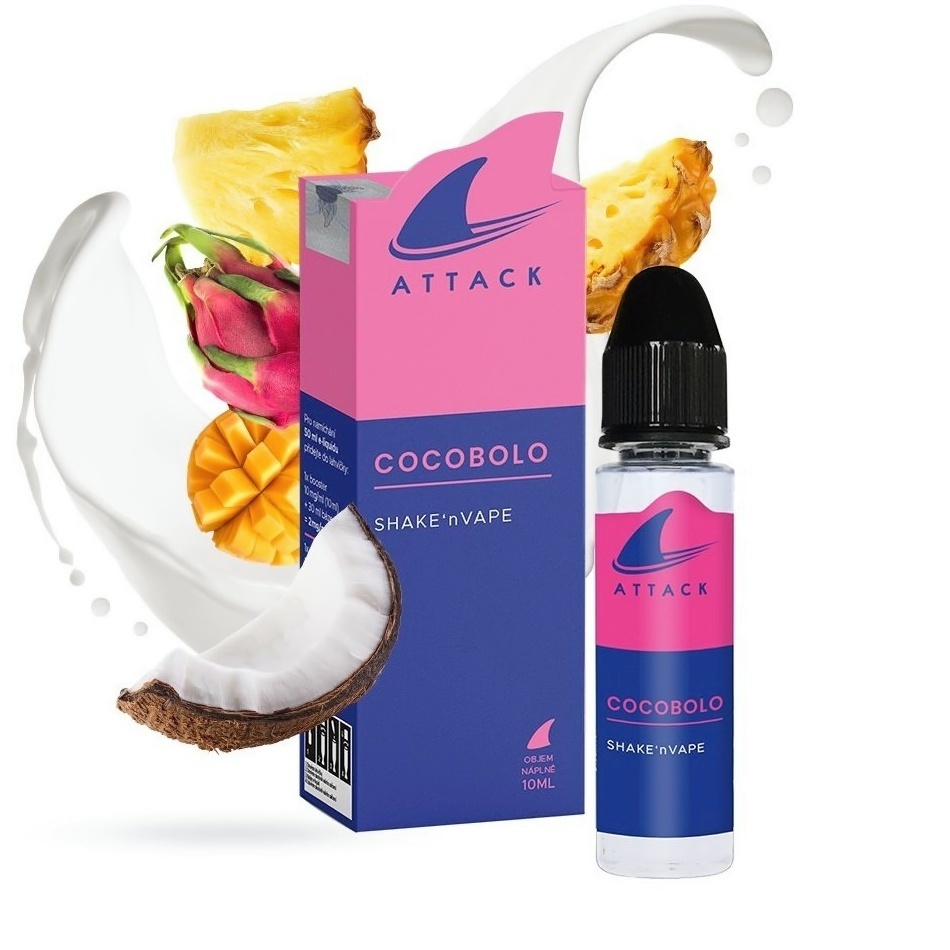 Shark Attack - S&V - Cocobolo - 10ml (Tropické ovoce s kokosovým mlékem)