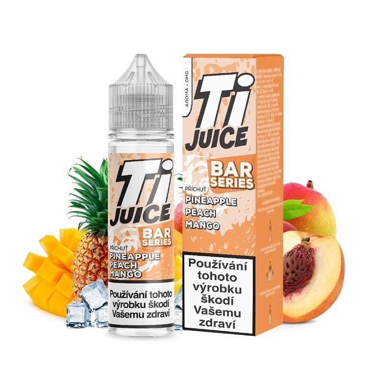 TI Juice Bar Series - S&V - Pineapple Peach Mango - 10ml (Ananas, Broskev, Mango)