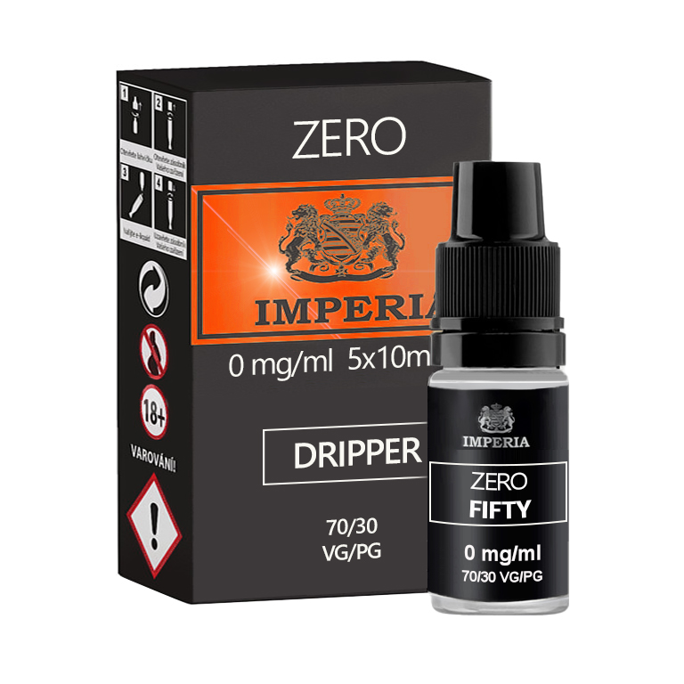 Imperia - ZERO DRIPPER - 70VG/30PG - 5x10ml - 0mg (Beznikotinová báze)