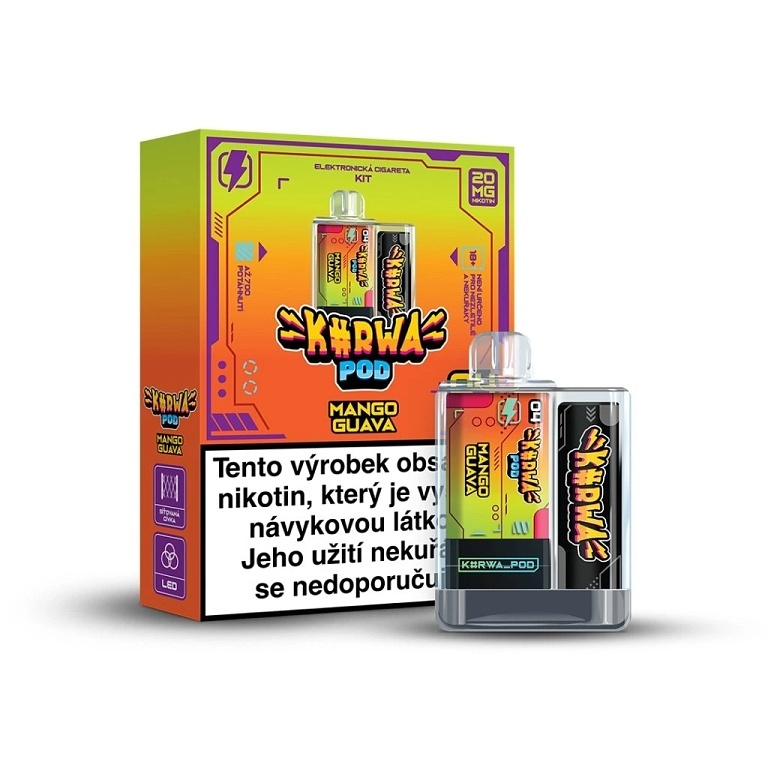 Kurwa Pod - Starter Kit - Mango Guava (Hybridní elektronická cigareta)