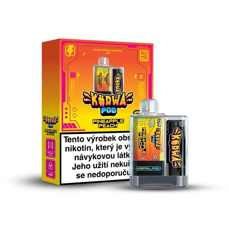 Kurwa Pod - Starter Kit - Pineapple Peach (Hybridní elektronická cigareta)