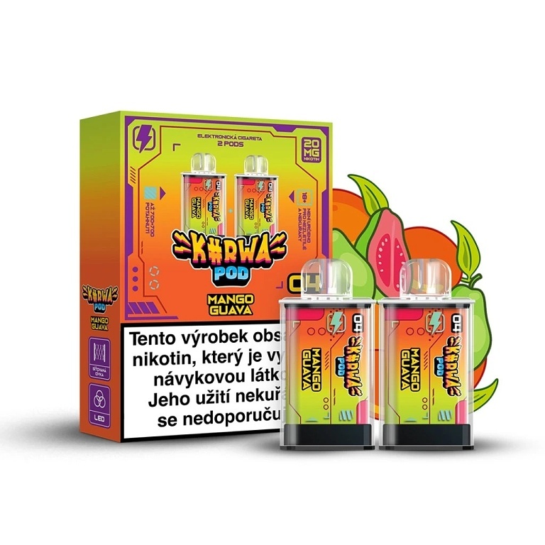 Kurwa Pod - Kapsle 2ks - Mango Guava (Mango, Guava)