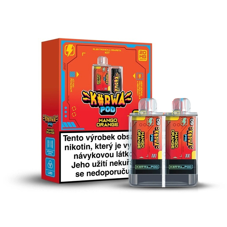 Kurwa Pod - Kapsle 2ks - Mango Orange (Mango, Pomeranč)