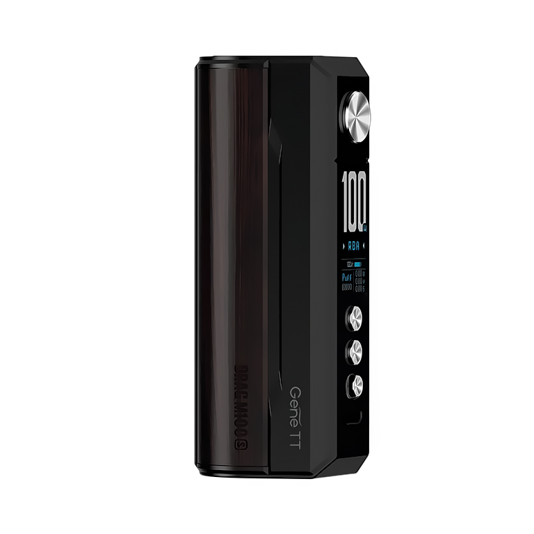 VooPoo Drag M100S Mod - Easy Grip - Black & Darkwood