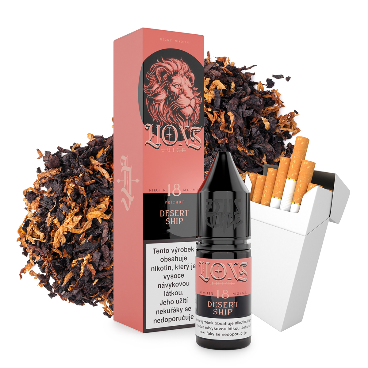 Lions Juice - Desert Ship - 18mg (Orientální cigaretový tabák)
