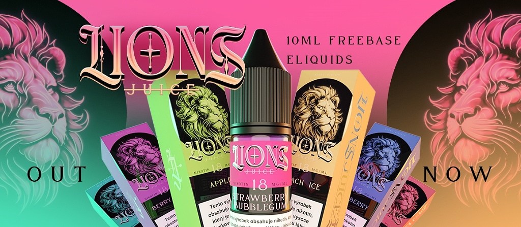 Lions Juice - Blueberry - 12mg (Borůvka)