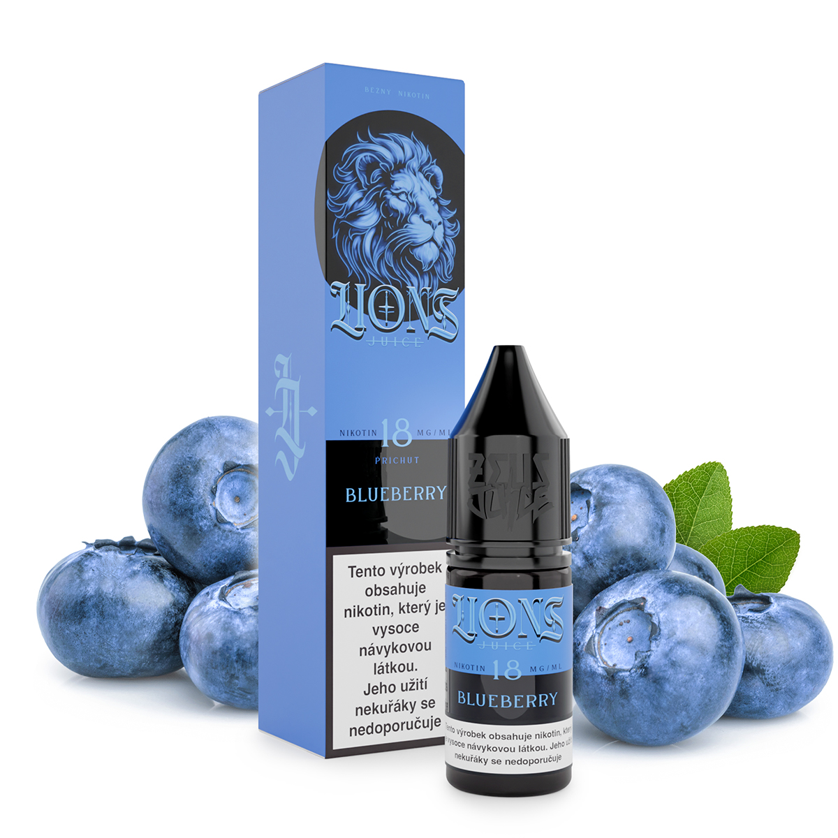 Lions Juice - Blueberry - 18mg (Borůvka)