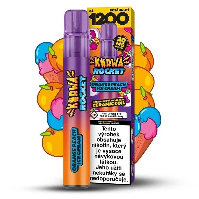 Kura Rocket - Orange Peach - 20mg