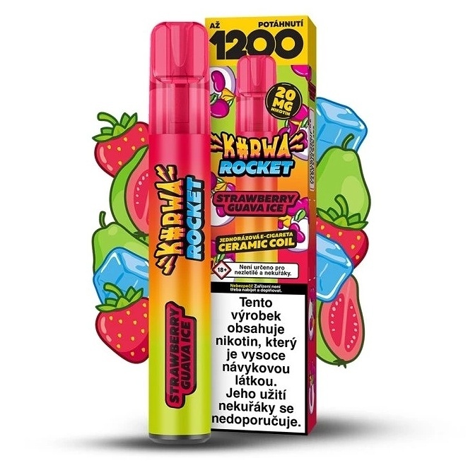 Kura Rocket - Strawberry Guava ICE - 20mg