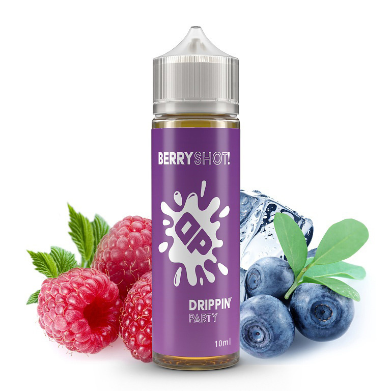 Drippin Party - S&V - Berryshot - 10ml (Chladivé kyselé maliny a sladké borůvky)
