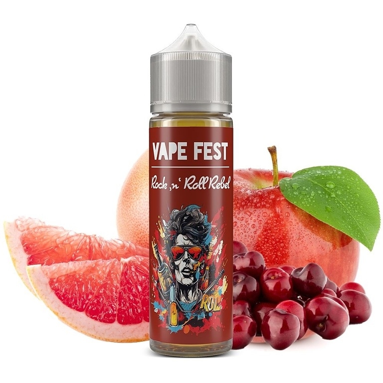 Vape Fest - S&V - Rock n Roll Rebel - 10ml (Třešeň s jablkem a grapefruitem)