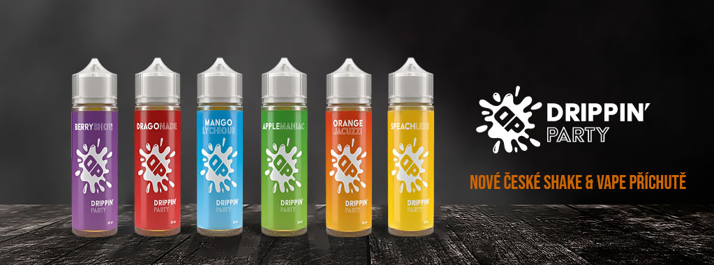 Drippin Party - S&V - Blackcurrant ICY Blast - 10ml (Černý rybíz a grapefruit)