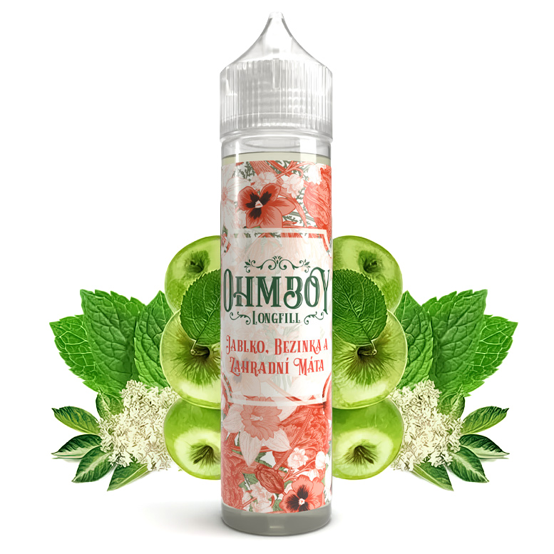 Ohmboy Volume ll - S&V - Apple Elderflower & Garden Mint - 10ml (Jablko, bezinka a zahradní máta)
