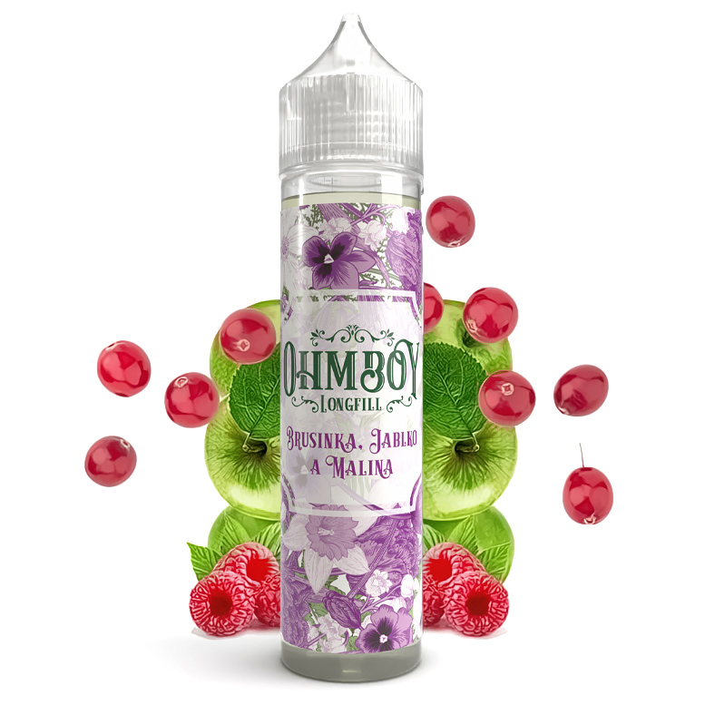 Ohmboy Volume ll - S&V - Cranberry Apple & Raspberry - 10ml (Brusinka, jablko a malina)