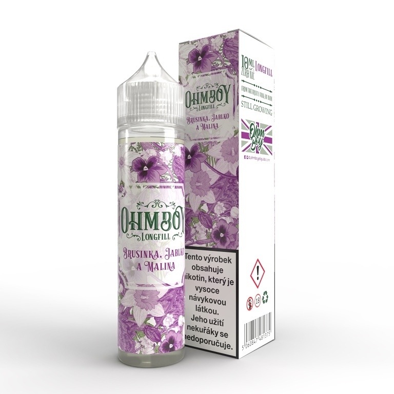 Ohmboy Volume ll - S&V - Cranberry Apple & Raspberry - 10ml (Brusinka, jablko a malina)