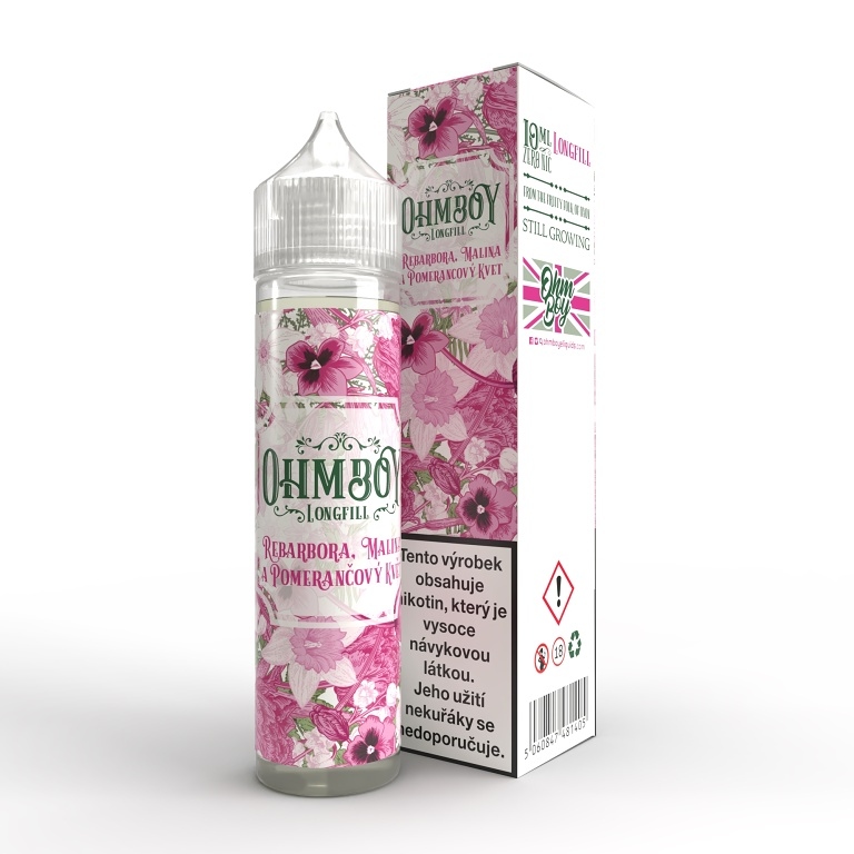 Ohmboy Volume ll - S&V - Rhubarb Raspberry Orange Blossom - 10ml (Rebarbora, Malina a pomerančový květ)