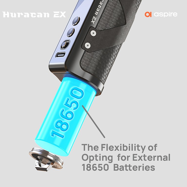 Aspire Huracan EX - Easy Grip - Black (100W Mod)