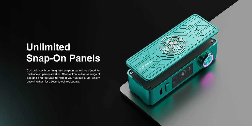 Lost Vape Centaurus M100 - Easy Grip - Midnight Blue (100W Mod)