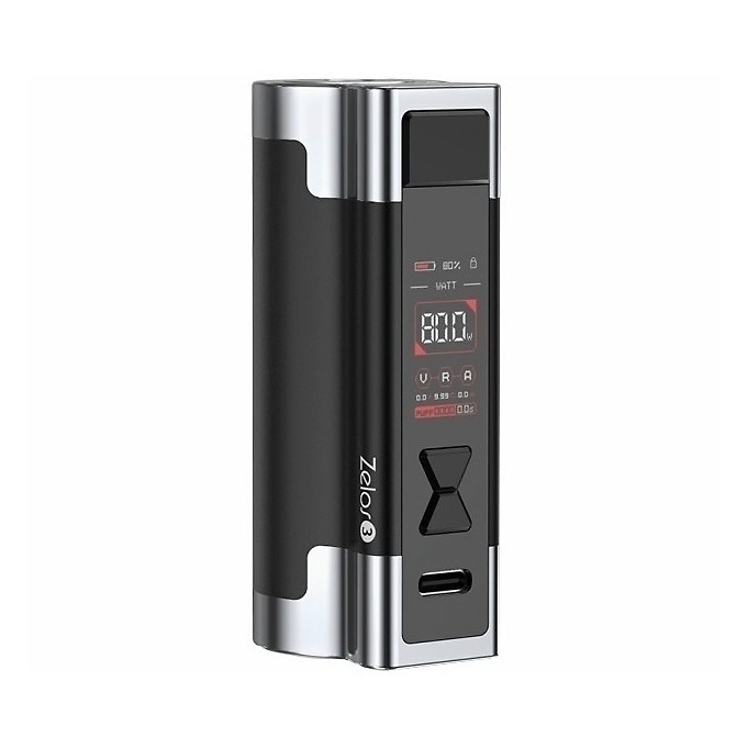 Aspire Zelos 3 - Full Grip Kit - Black (80W Mod, 3200mAh)