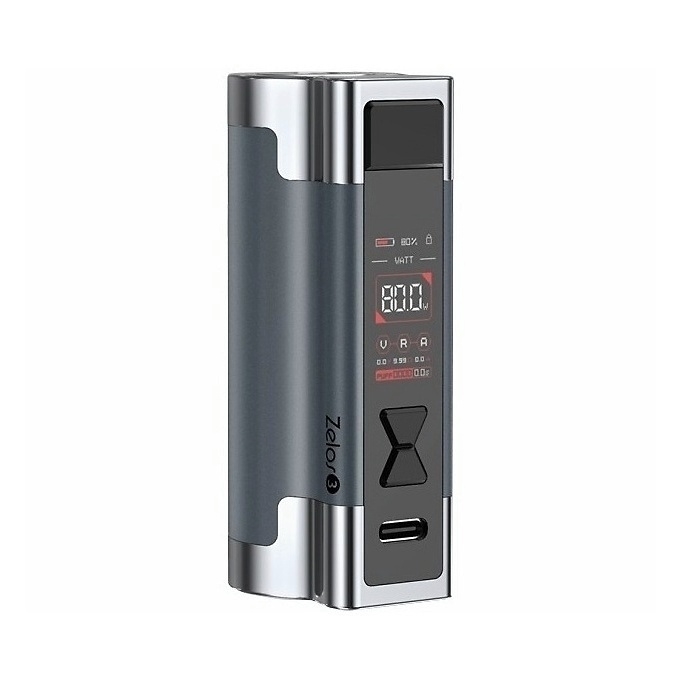 Aspire Zelos 3 - Full Grip Kit - GunMetal (80W Mod, 3200mAh)