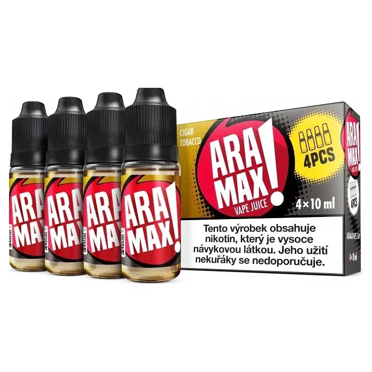 Aramax - Cigar Tobacco - 4x10ml - 12mg