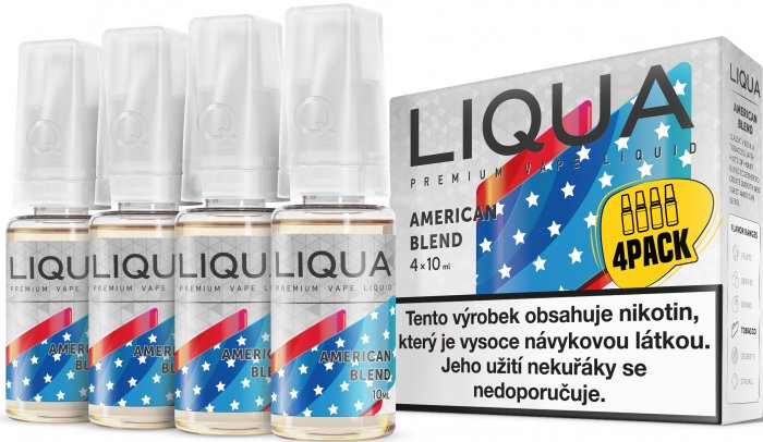 Liqua 4x10ml American Blend 12mg