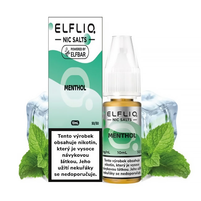 Elf Bar Elfliq - Salt e-liquid - Menthol - 10ml - 20mg (Mentol)
