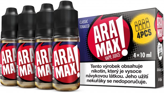 Liquid ARAMAX Classic Tobacco 4x10ml 12mg
