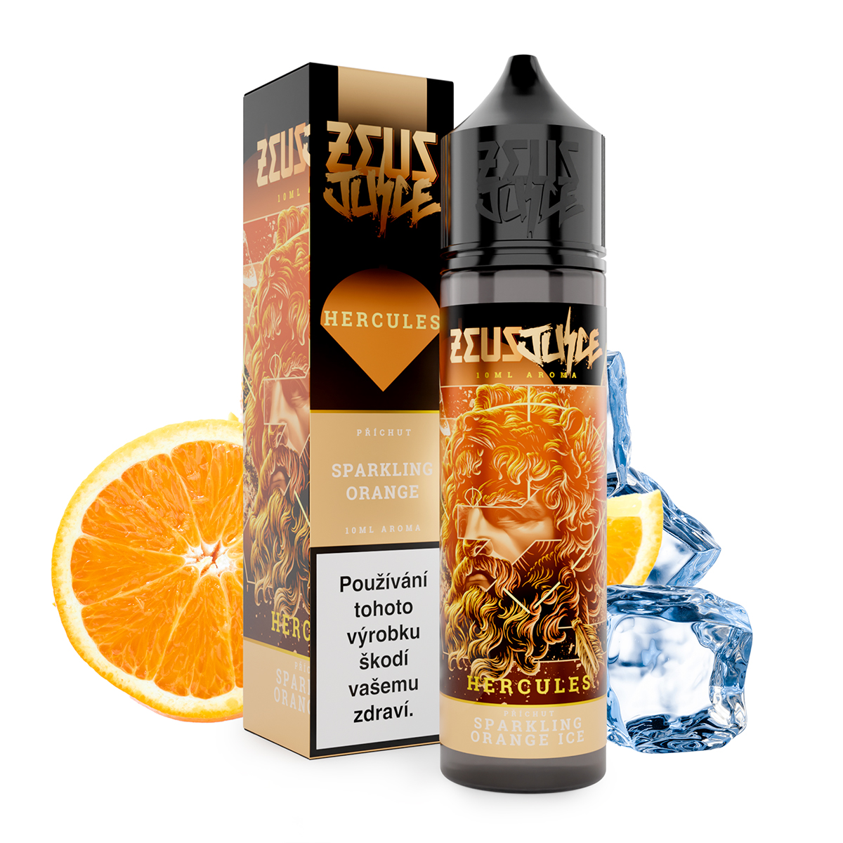 Zeus Juice - S&V - Hercules - 10ml (Vychlazený pomeranč)
