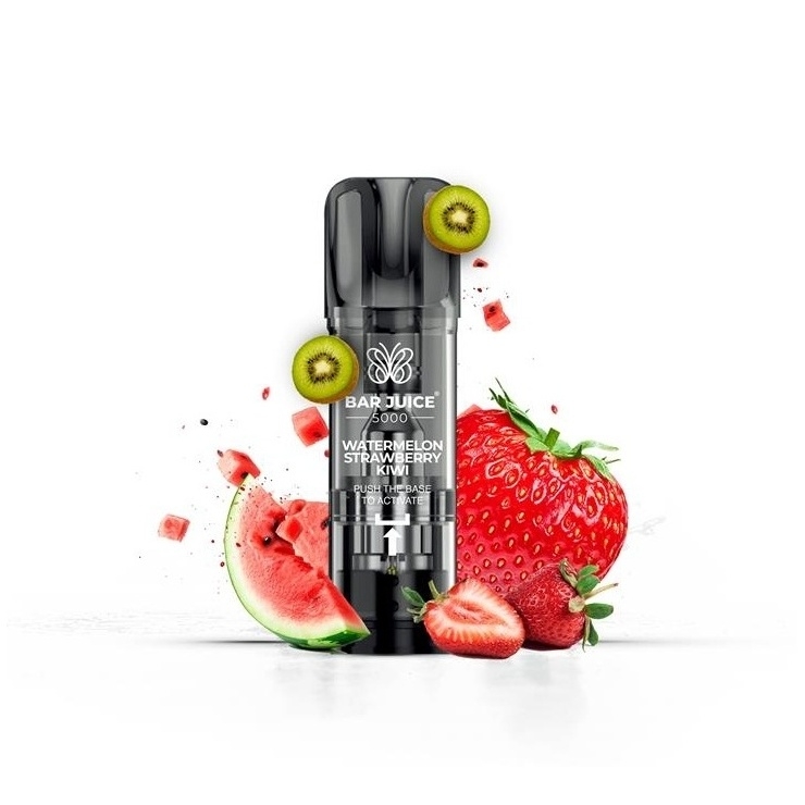 BAR Juice 5000 Pod Watermelon Strawberry Kiwi 20mg 2ks (Vodní meloun, Jahoda, Kiwi)